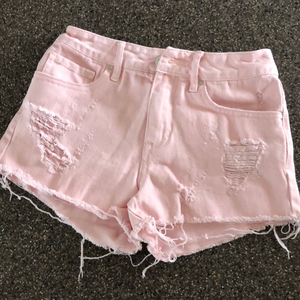 High rise shorts